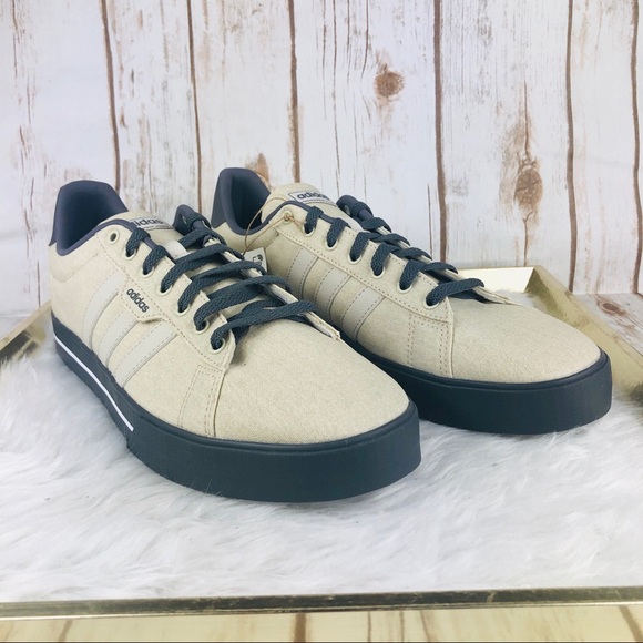 New Adidas Daily 3 Aluminium Sneakers 